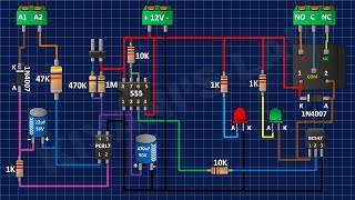 How To Make Delay Off Timer | using 555 timer