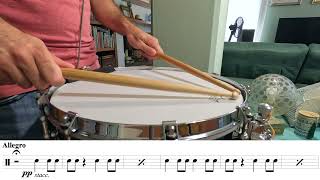 Ouverture Nabucco Snare Drum (With Sheet Music)