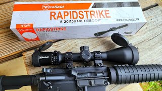 Firefield Rapidstrike 5-20x50 Scope Review & Shoot