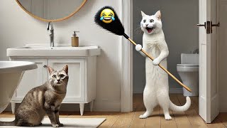 New Funny Cats and Dogs Videos 🐱🐶 Funniest Animals 2024 🤣😘