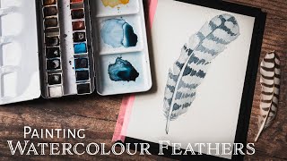 Paint with Me | Watercolour Feathers