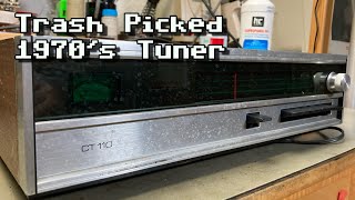 Trash Picked 1970s Dual CT-110 Tuner