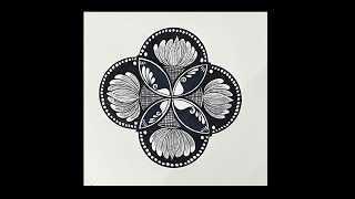 3D Circles Mandala Art | Mandala Art | Simple Mandala Art | Step By Step Mandala Art