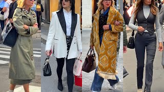 UNIQUE FASHION VLOG FROM ITALY | CHIC OUTFITS TRENDS TO GET IDEA || OCTOBER 2024 MILAN STREET STYLE