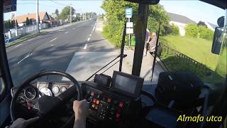 138-as Busz BKV.  Ikarus Ik260.  (Allison Transmission)  )Cockpit View) Budapest.2017.