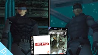 Metal Gear Solid (PS1) vs. Metal Gear Solid: The Twin Snakes (GameCube Remake) | Side by Side