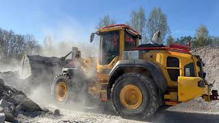 Nice Volvo L120 H Wheel Loader Working in Southern Sweden.