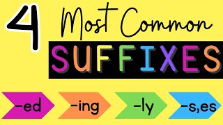 4 Most Common SUFFIXES {Vocabulary Building}