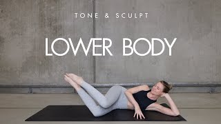 20Min Lower Body Pilates | Thighs & Booty | All levels