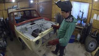 [Лада Нива] замена [панели передка] Lada Niva replacing the front panel