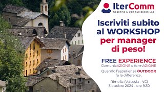 Workshop Itercomm Free Experience per manager di peso