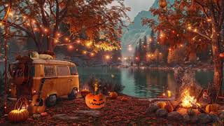 Relaxing Autumn by the Lake with Coffee & Positive Bossa Nova Jazz – Cozy & Peaceful for Relax, Soul