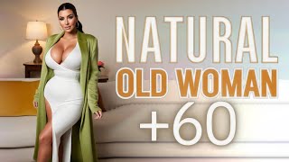 Natural Older Woman Over 50 Attractively Dressed Classy💖Natural Older Ladies Over 60💃Fashion Tips286